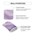 thumbnail image 3 of Colorful Marble Pattern Oven And Pot Holders Sets, Heat Resistant Pads Kitchen Decor for Cooking Baking BBQ Grilling, Christmas Kitchen Gifts, 3 of 6