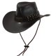 thumbnail image 4 of Sombrero de vaquero occidental para hombre, sombrero informal de vaquera para actuaciones escénicas, compras y cosplay. Marrón oscuro, 4 of 9