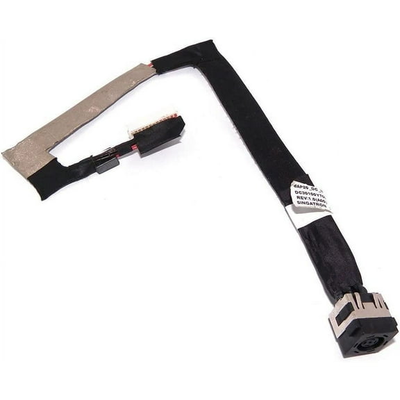 New AC DC Jack Power Charging Port Connector Socket Cable Harness Replacement for Dell Alienware 17 R4 DC30100Y700 0K5M1