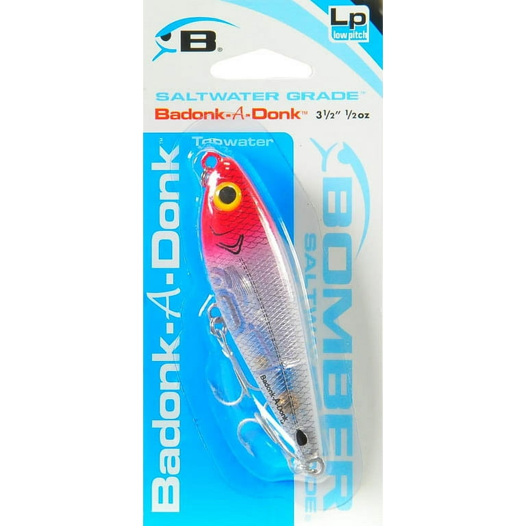 Bomber Saltwater Grade Badonk-A-Donk LP - Red Head Flash