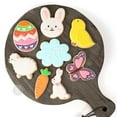 thumbnail image 5 of Easter Cookie Cutters,8 Pieces Chick Carrot Egg Bunny Rabbite Shapes Metal Cookie Cutters Holiday Themed Baking Kit Stainless Steel Easter Cookie Cutters Set for Easter Biscuits, 5 of 5