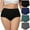 Dark, variant on Loritta Womens Panties Plus Size Underwear for Women High Waisted Cotton Panties Full Coverage Briefs for Ladies, 4 Pack, XL-5XL