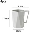 thumbnail image 2 of 1 PC Novelty Cup Personality Milk Juice Lemon Mug Coffee Tea Reusable Plastic Cup (grey), 2 of 5