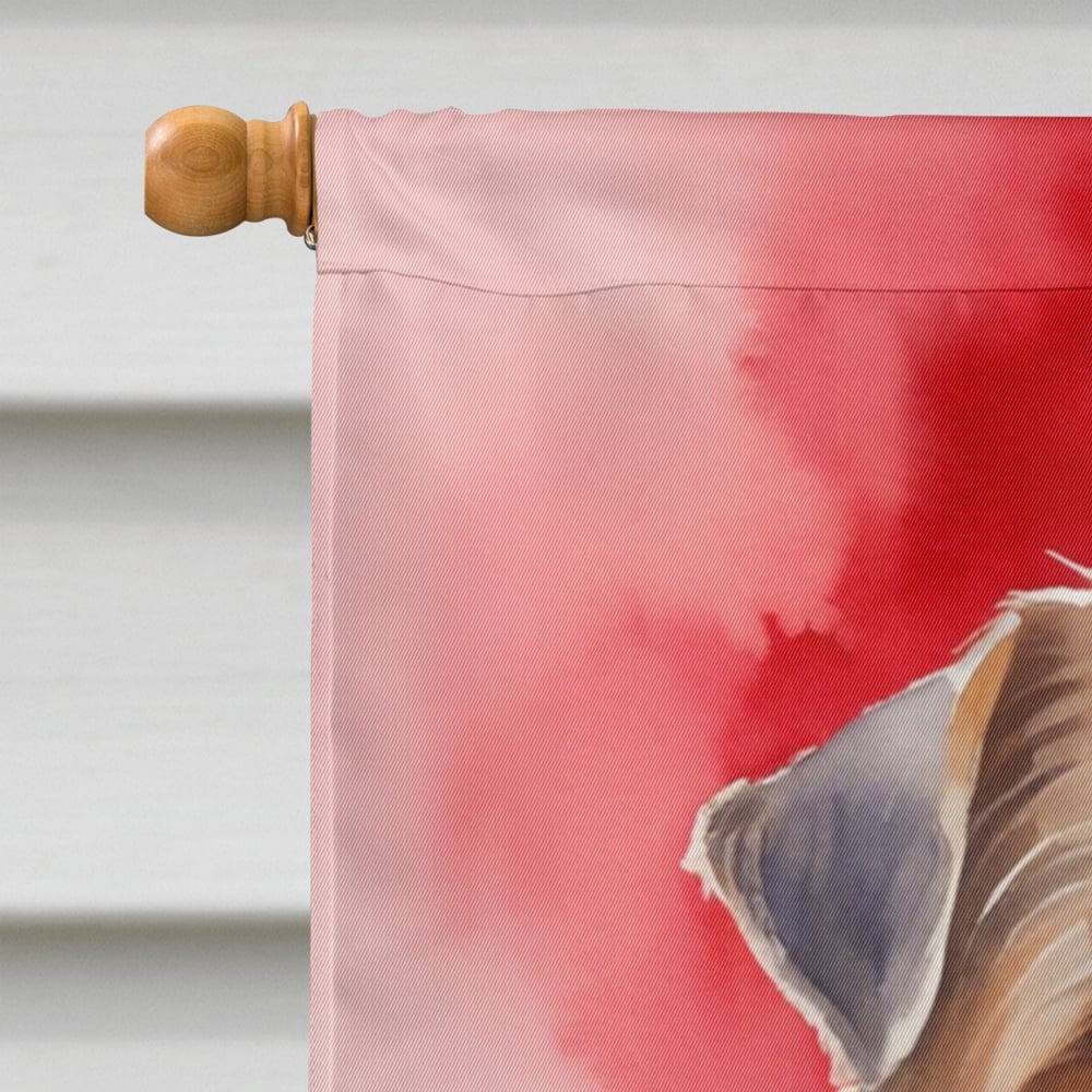 Norfolk Terrier My Valentine House Flag 28 in x 40 in