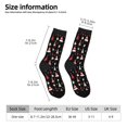 thumbnail image 2 of Logiee Christmas Tree and Gold Socks Print Adult Socks for Men & Women,Calf Socks, Ankle Socks,Boots Socks,Breathable Casual Sock,Unisex Crew Socks, 2 of 6