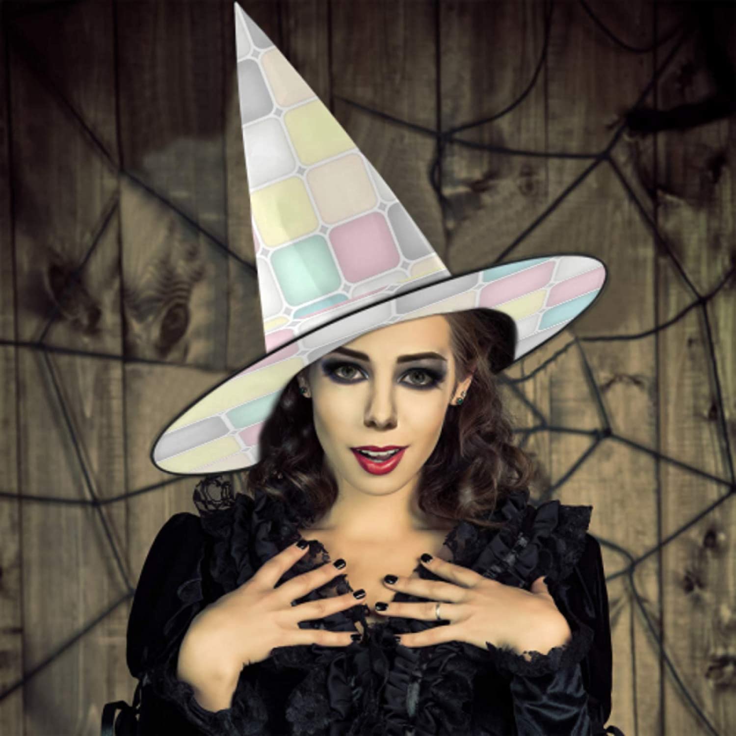 Witches Hats for Women Fancy Abstract 