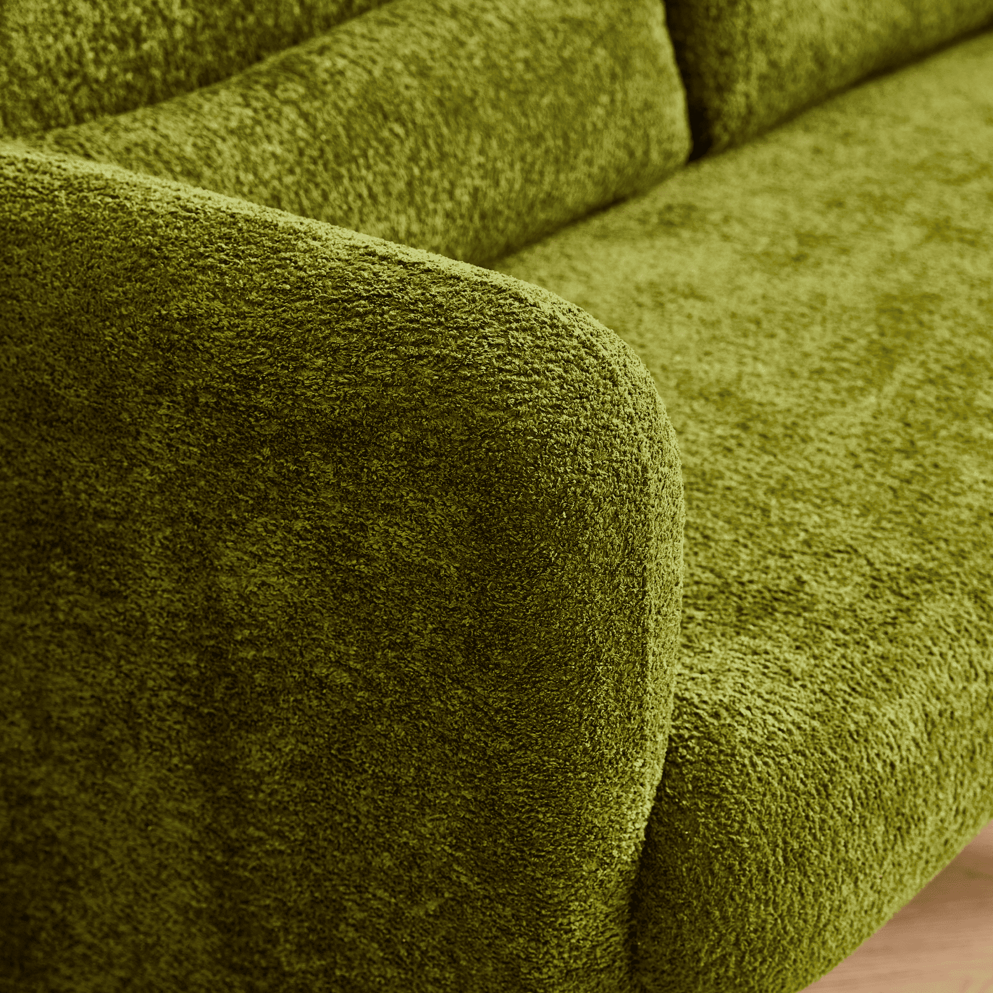 MAYEERTY 59 Inch Velvet Loveseat Sofa with Support Pillow Tool-Free Assembly for Living Room