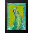 thumbnail image 2 of Hakimipour, Tiffany 17x24 Black Modern Framed Museum Art Print Titled - Peacock Daze I, 2 of 5