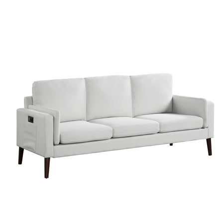 Lifestyle Solutions - Nerd Sofa with Power and USB Ports - Light Grey
