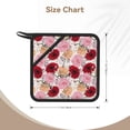 thumbnail image 2 of 1 PCS Pot Holders for Kitchen - Heat Resistant Silicone Pot Holders with Hanging Loop, Red Pink Carnations Flowers Non Slip Oven Hot Pads, Potholders for Decor Baking Cooking Kitchen, 2 of 6