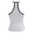 thumbnail image 4 of Women's Tanks Summer V-Neck Racerback Yoga Gym Tank Tops for Women Breathable Performance Workout Top White L, 4 of 4