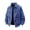 Blue, variant on Men Multi Cargo Pocket Denim Trucker Jacket, Button Down Lapel Long Sleeve Vintage Loose Fit Jean Coat Blue M(M)
