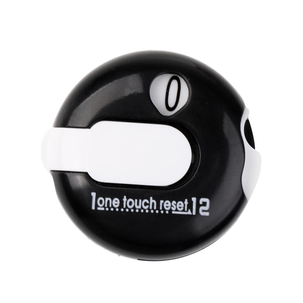 prettyia Golf Score Counter Scorekeeper Scoring Counting Tool Clip On Glove  A2 Black with White - Walmart.com