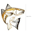 thumbnail image 2 of Clearance Hangs under $5,Metal Fish Wall Art Decor Hanging Fish Cabin Decor Vintage Fish Decor For Home Living Room Bedroom Farmhouse Garden Artwork Gift, 2 of 8