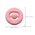 thumbnail image 2 of MUSEYA Silicone Hand Strengthener Ring for Finger and Forearm Training Pink, 2 of 8