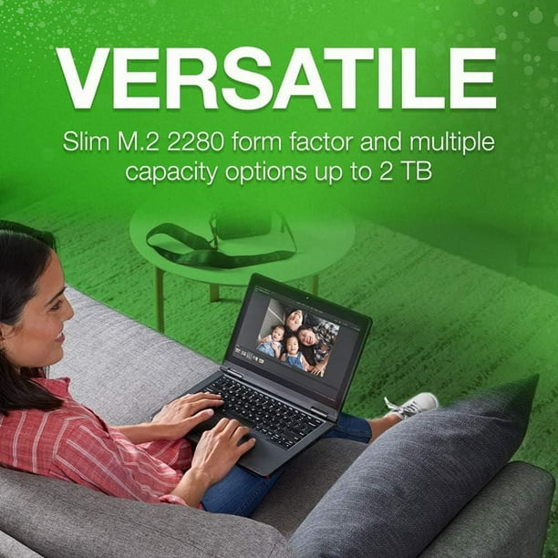 Seagate BarraCuda Q5 1TB Internal SSD - M.2 NVMe PCIe Gen3 ×4, 3D