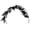 Black 5.91Ft, variant on Halloween Artificial Garland, 3.28Ft Black Real Touch Cedar Cypress Pine Plant Artificial Garland, Soft Greenery Vine, Fake Green Decorative Garland, Fireplace Mantel Vine Decor, Indoor Table Garland