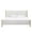 King, variant on Omax Decor Liana Upholstered Platform King Bed in White Boucle Fabric