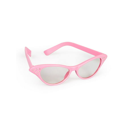 Pink Rhinestone 1950s Glasses