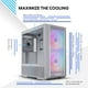thumbnail image 5 of Funda para PC LIAN LI LANCOOL 216 E-ATX Airflow RGB con ventiladores, color negro, 5 of 6