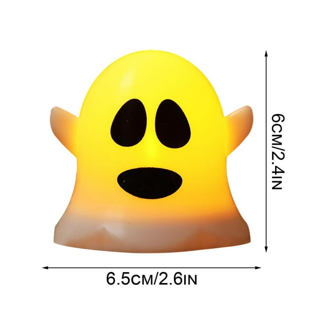 Halloween Ghost Lights Terrifying Expressions Candle Lights And Night Lights
