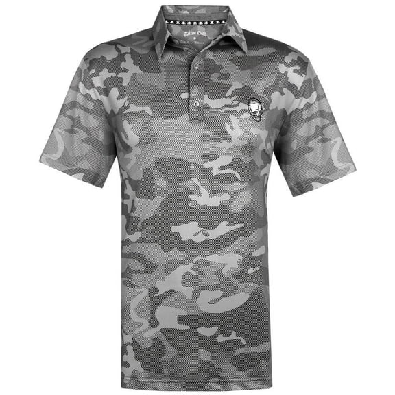Camo X Cool-Stretch Golf Shirt (Grey)
