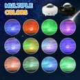 thumbnail image 2 of Galaxy Stars Projector with Bluetooth Speaker, High End Star Projector, Northern Lights Aurora Projector with Moon, Mood Ambient Lighting for Bedroom (USB-C power Bluetooth-white), 2 of 8