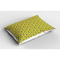 thumbnail image 2 of Ambesonne Dog Pillow Sham 2 Pack, French Bulldog Puppy Cartoon, 26"x20", Yellow Black and White, 2 of 3
