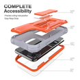 thumbnail image 4 of FITO For iPhone 11 Case, Phone Case with Screen Protector and Kickstand (Orange), 4 of 7