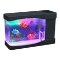 thumbnail image 1 of Lightahead Mini Aquarium Artificiel, Aquarium Sensoriel à LED Multicolore avec Bulles, 1 of 4