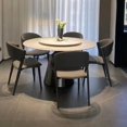 thumbnail image 1 of Luxury Slate Dining Tables Nordic Round Modern Metal Bedside Table Design Design Juegos De Comedor Kitchen Furniture HD50CZ My Lux Decor Round, 1 of 6