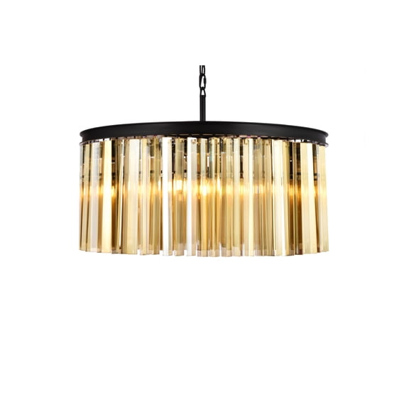 Elegant Lighting Sydney 32" 8 Light Royal Crystal Chandelier