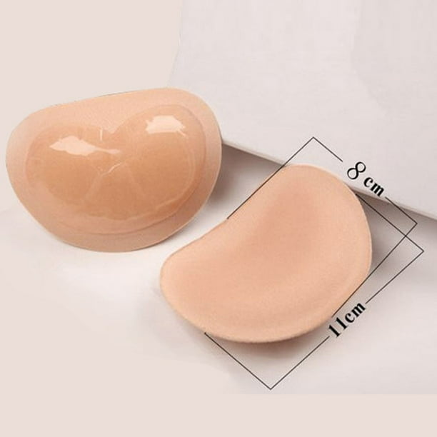Stickable Waterproof Ultra Push Up Bra Pads 1 Pair Silicone Invisible Bra  Chest Pad New 