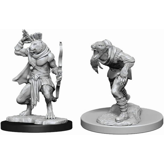 D&D Nolzurs Marvelous Upainted Miniatures: Wave 11: Wererat & Weretiger