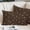 Brown, variant on Sage Green Floral Pillow Covers, Linen Long Throw Pillow Case, Vintage Spring Botanical Flowers Holiday Pillow Protector Decorative Cushion Cover for Living Room/Bedroom 20" x 30"