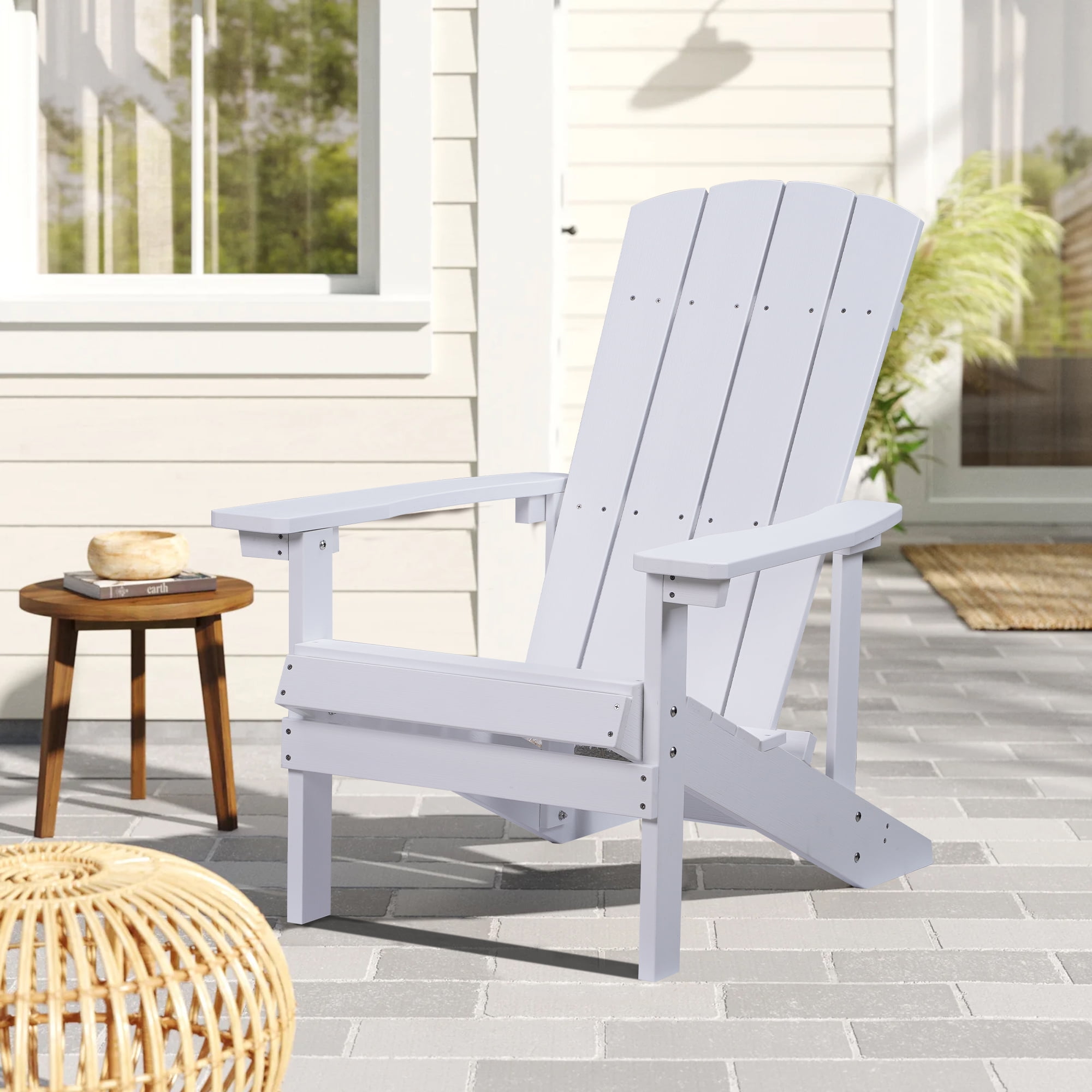 Superjoe Adirondack Chair HIPS Outdoor Patio Furniture Weather