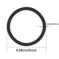 thumbnail image 3 of Thick Hair Ties Elastic Bands Strong Ponytail Holders For Curly Hair Women Men 120 Count Black, 3 of 6