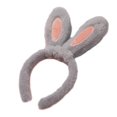 thumbnail image 2 of Skymirror Easter Bunny Ear Headband Patchwork Color Soft Plush Hair Hoop Washing Face Bathroom Girl Headband Head Accessories, 2 of 7