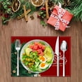 thumbnail image 6 of Dongrere 1-Pack Christmas Placemats - Waterproof Holiday Dining Mats for Dinner & Decor, Easy-Clean Table Mats for Christmas Gatherings, 6 of 6