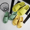 thumbnail image 3 of 2023-slides Slippers Platform Beach Sandals Unisex Slippers-1White44-45, 3 of 3