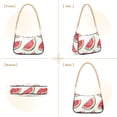 thumbnail image 7 of FORMRS Womens Shoulder Bag with Chain Strap Clutch Purse Cute Tote Handbag, White Watermelon, 7 of 7