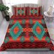 thumbnail image 5 of Nativo Americano Rojo Geométrico Patrón Juego de Cama Lt10, 5 of 6