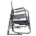 thumbnail image 5 of GCI Outdoor Freestyle Rocker with Side Table Foldable Rocking Camp Chair, Heathered Pewter, 5 of 10