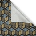 thumbnail image 6 of Ambesonne Japanese Valance & Curtain, Classic Birds, 55"x45", Sand Brown Blue Grey, 6 of 6