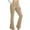 F-46Khaki, variant on ZHOGXU Yoga Pants For Women High Waisted Solid Color Flared Slim Fit Stretchy Comfortable Sports Pants Trousers With Pockets For Daily Wear Dark Blue L