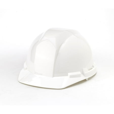 

Mutual Industries Type II ANSI Class E 6-Point Ratchet Suspension Short Brim Hard Hat White