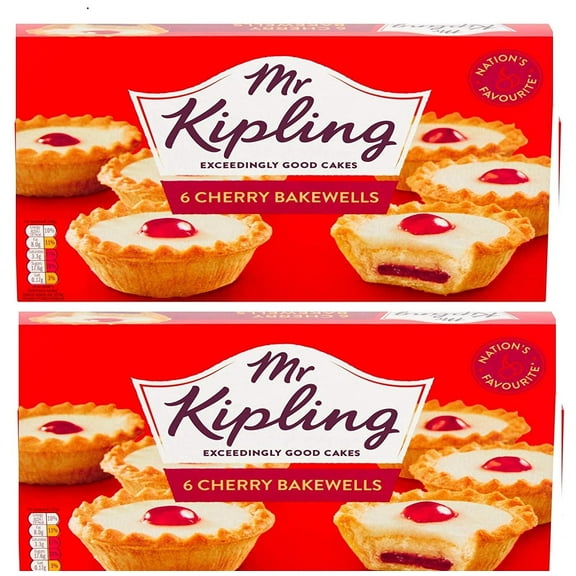 Mr Kipling Cherry Bakewell - 2 Boxes of 6