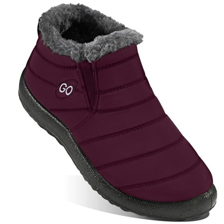 

Omagie Womens Winter Snow Boots Keep Warm Ankle Boots Waterproof Outdoor Booties