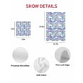 thumbnail image 7 of Easter Bunny Eggs Kitchen Dish Towels for Drying Dishes Set of 4, Spring Leaves Daisy Flowers Blue Plaid Waffle Weave Microfiber Hand Tea Bathroom Towels Quick Dry & Absorbent Towel 15.7x23.6, 7 of 7