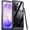 Black, variant on IP68 Waterproof Rugged Full‑Body Case for Samsung Galaxy S25 FE 6.7", Military‑Grade Drop Protection, Dustproof Sealed Protective Cover,Black